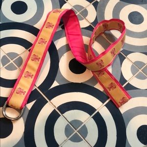 Leather man lobster ribbon belt